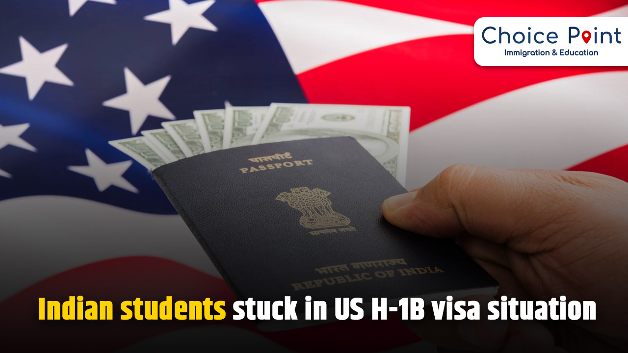 Indian students stuck in US H-1B visa situation